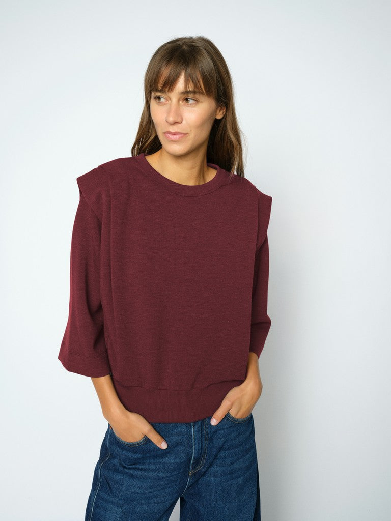Mos Mosh Mae O-3/4 Sleeve Sweatshirt