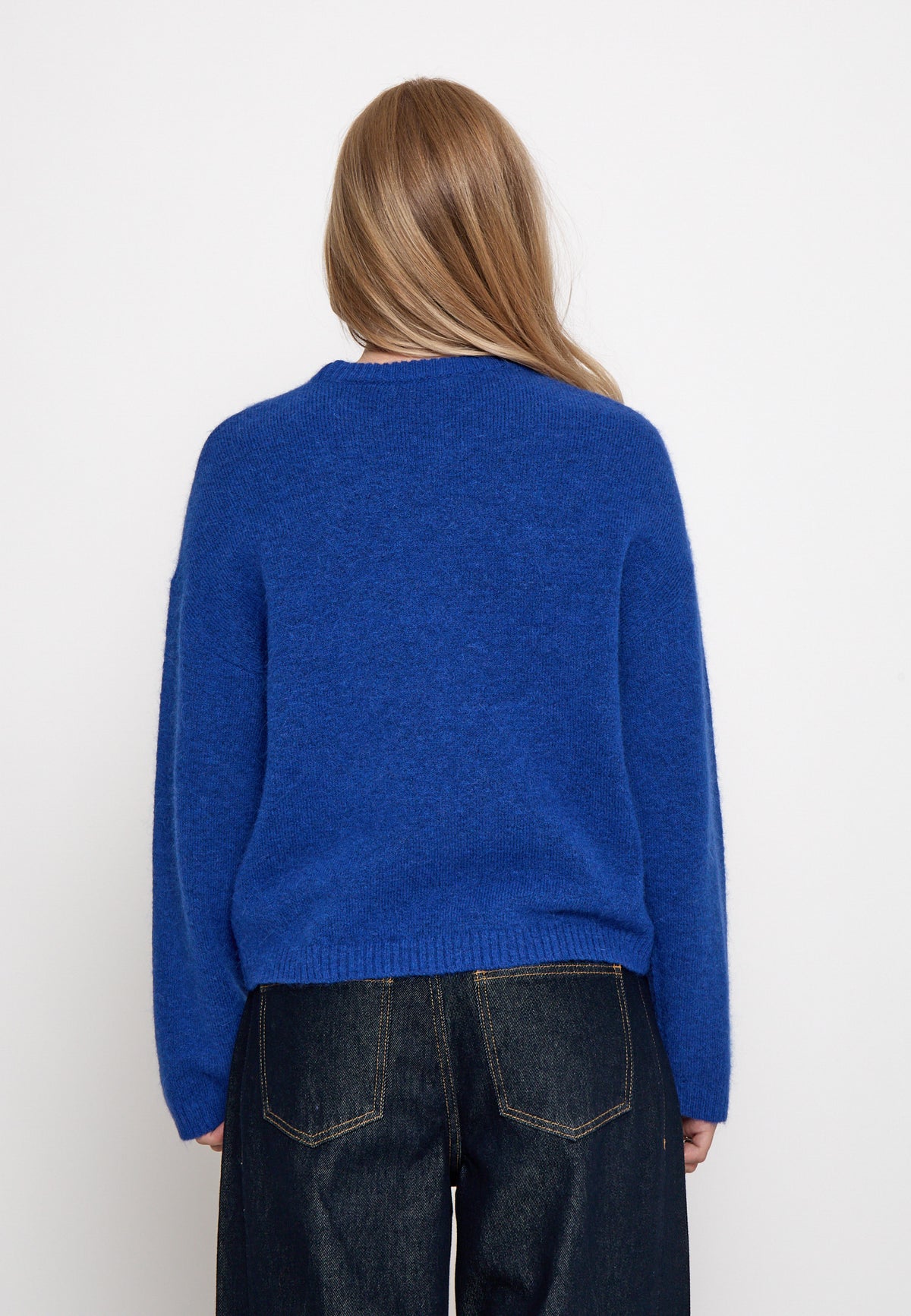 Minus Christa Knit Pullover in Lapis Blue