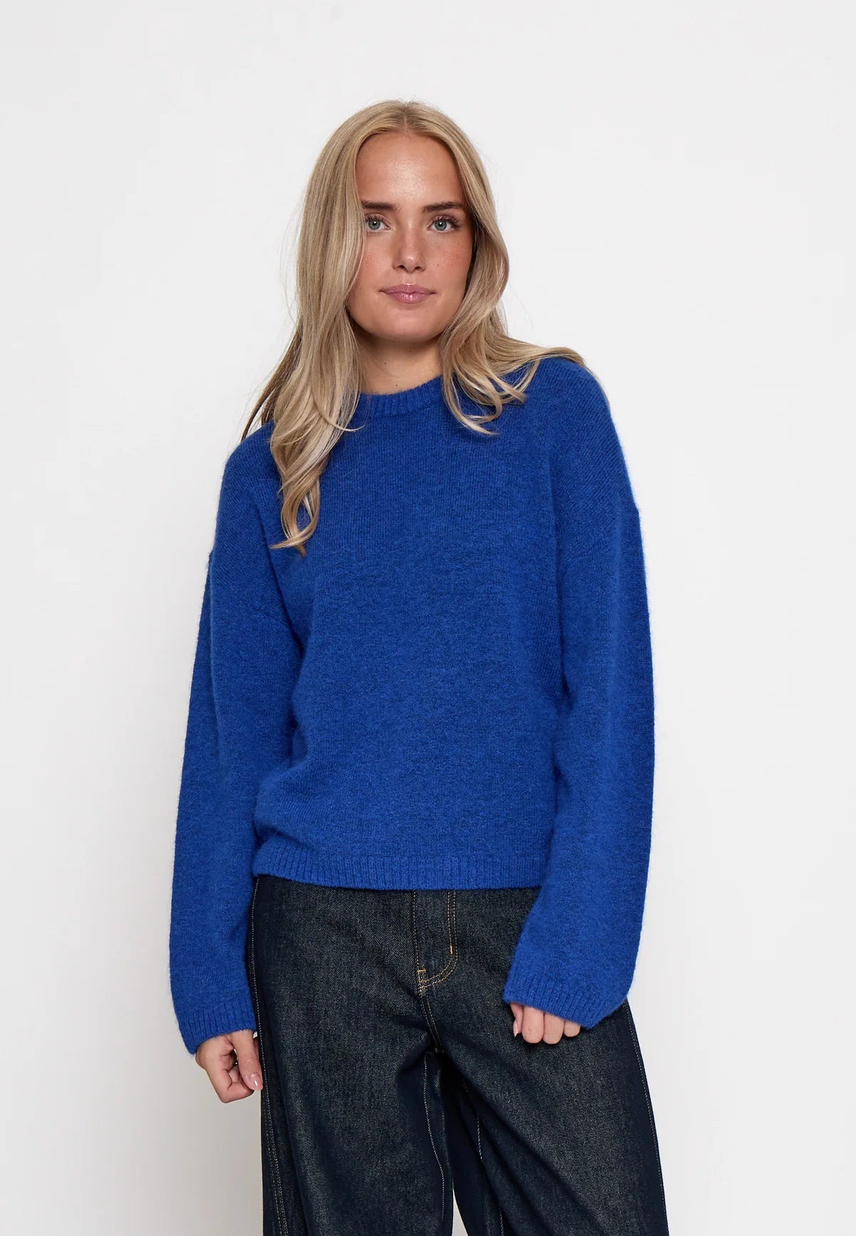 Minus Christa Knit Pullover in Lapis Blue