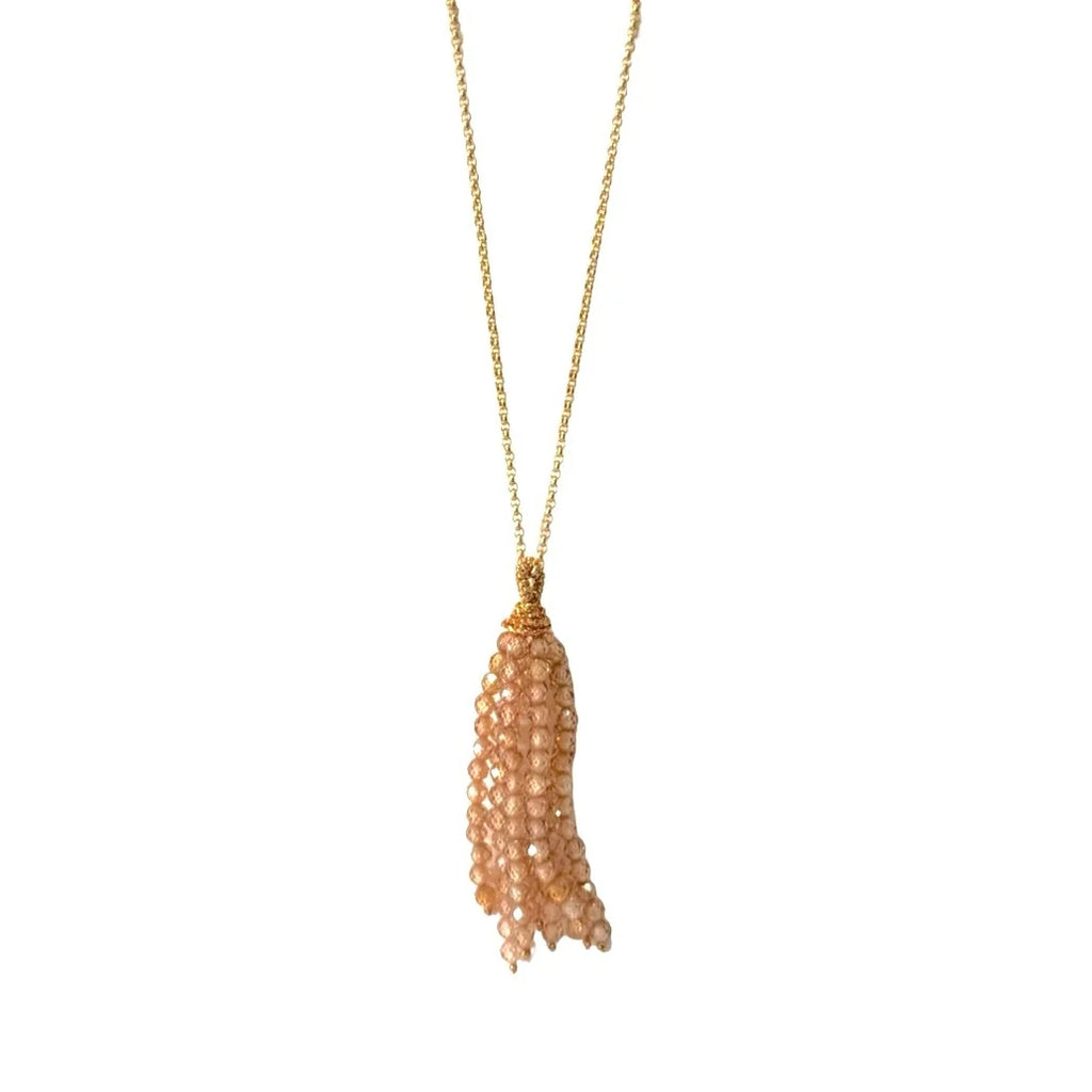 IBU Jewels Necklace Stone Tassle