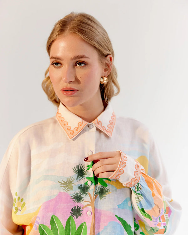 NOIB - Fleur Shirt By the Sea