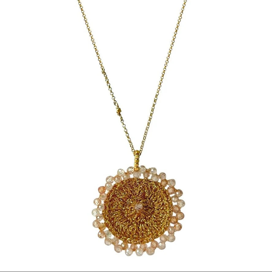 IBU Jewels Posh Necklace - Champagne Quartz