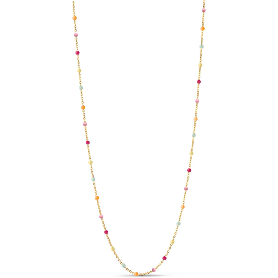 Enamel Copenhagen - Lola necklace N55G Rainbow