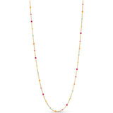 Enamel Copenhagen - Lola necklace N55G Rainbow