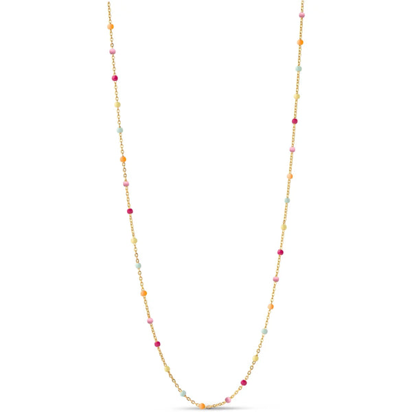 Enamel Copenhagen - Lola necklace N55G Rainbow