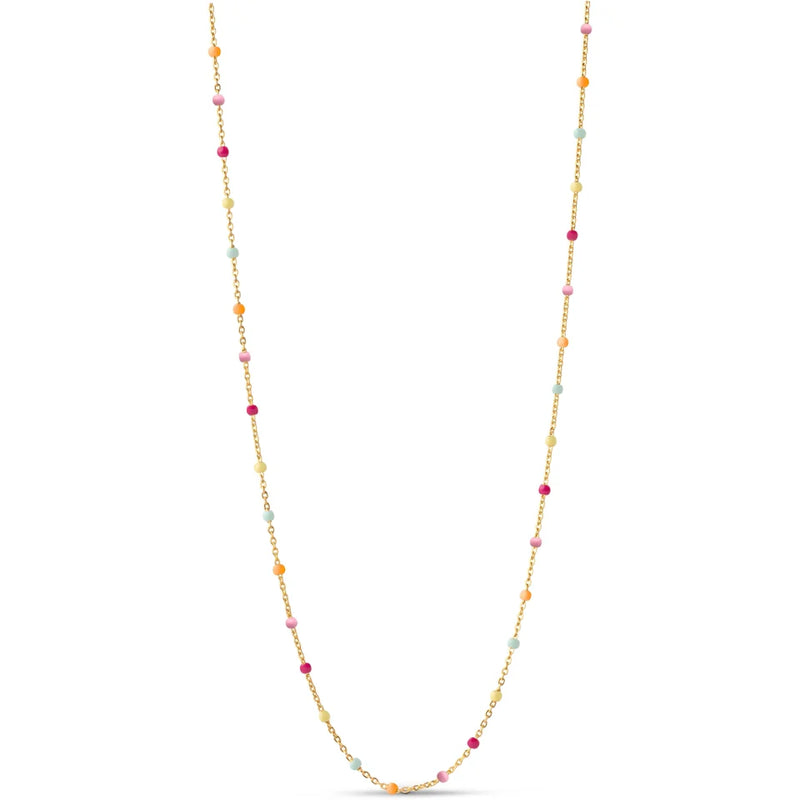 Enamel Copenhagen - Lola necklace N55G Rainbow