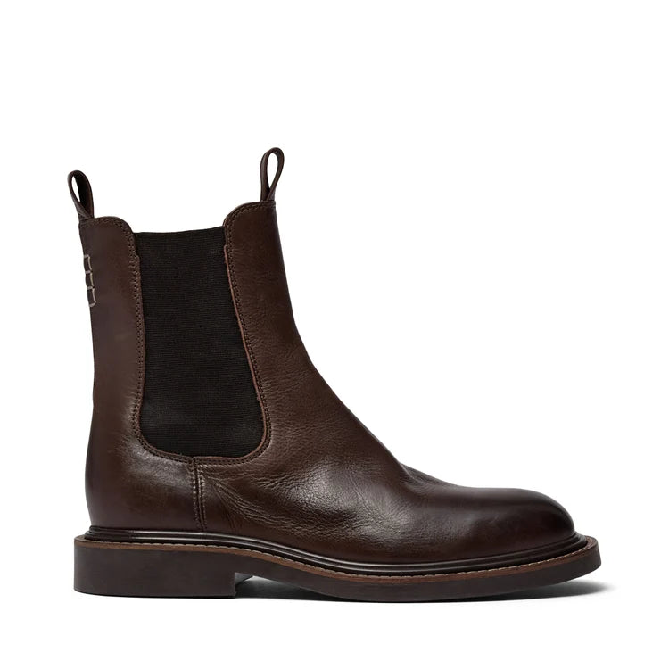 Pavement Nord Leather Boots in Brown