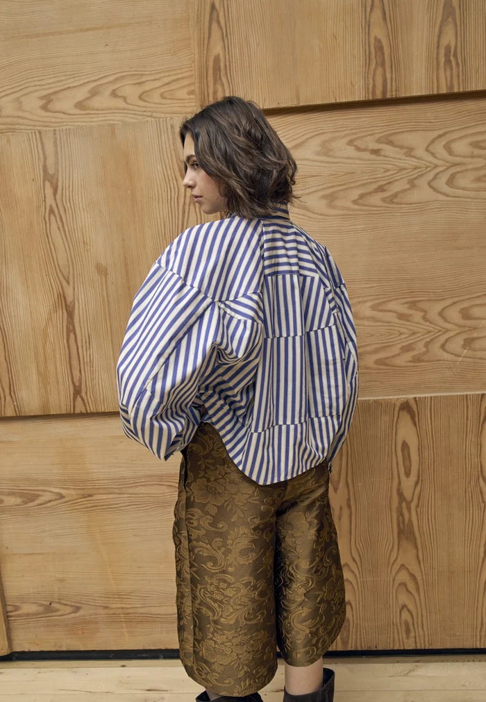 Peppercorn Sadie Shirt in Sapphire Blue