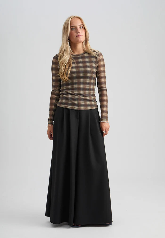 Peppercorn Safina Top in Toffee Print