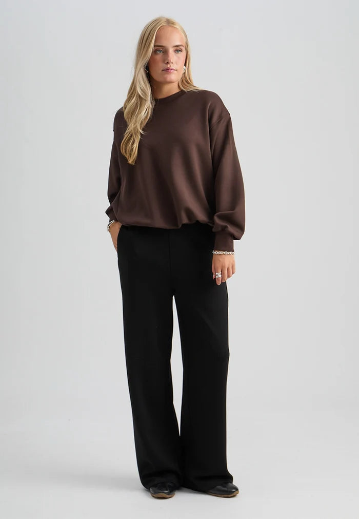 Peppercorn Sinna Sweatshirt in Java Brown