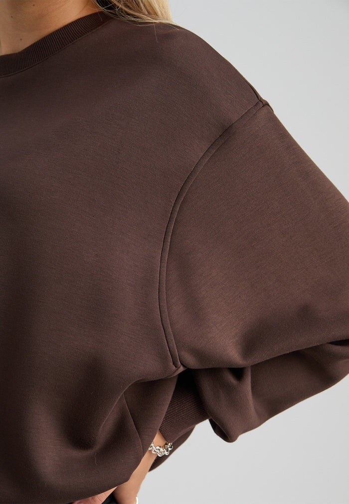 Peppercorn Sinna Sweatshirt in Java Brown