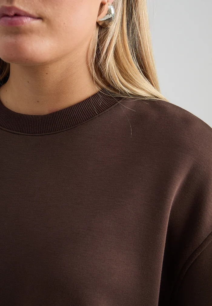 Peppercorn Sinna Sweatshirt in Java Brown