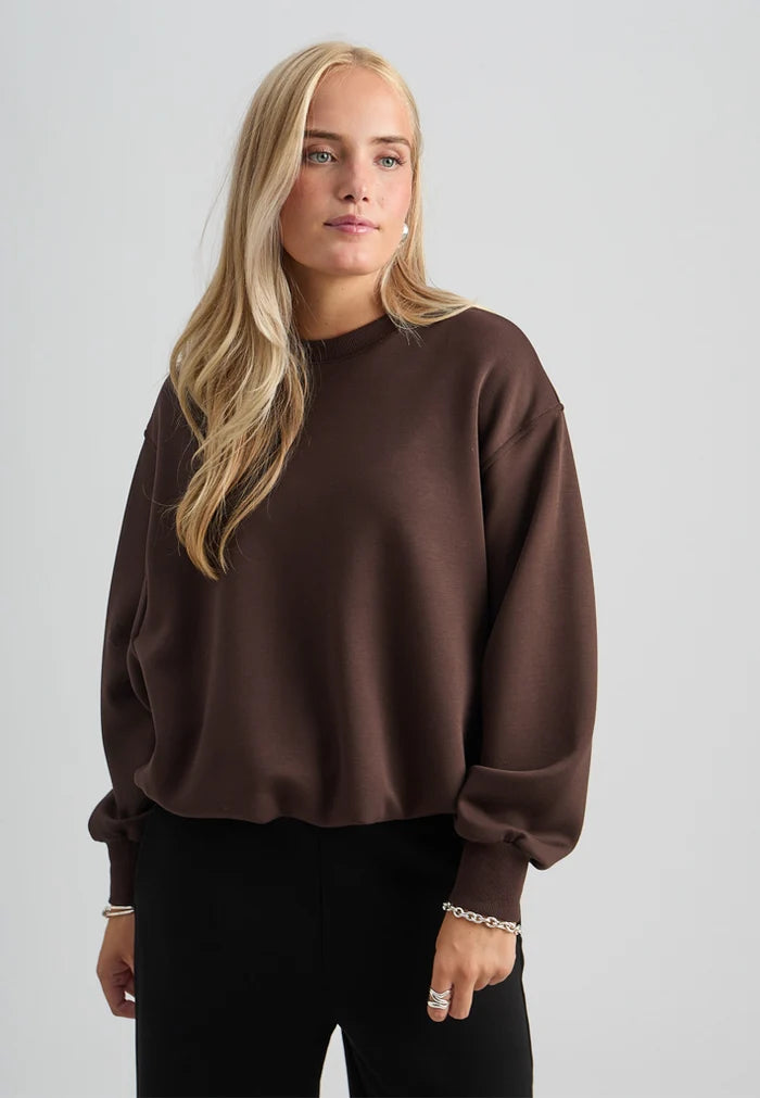 Peppercorn Sinna Sweatshirt in Java Brown