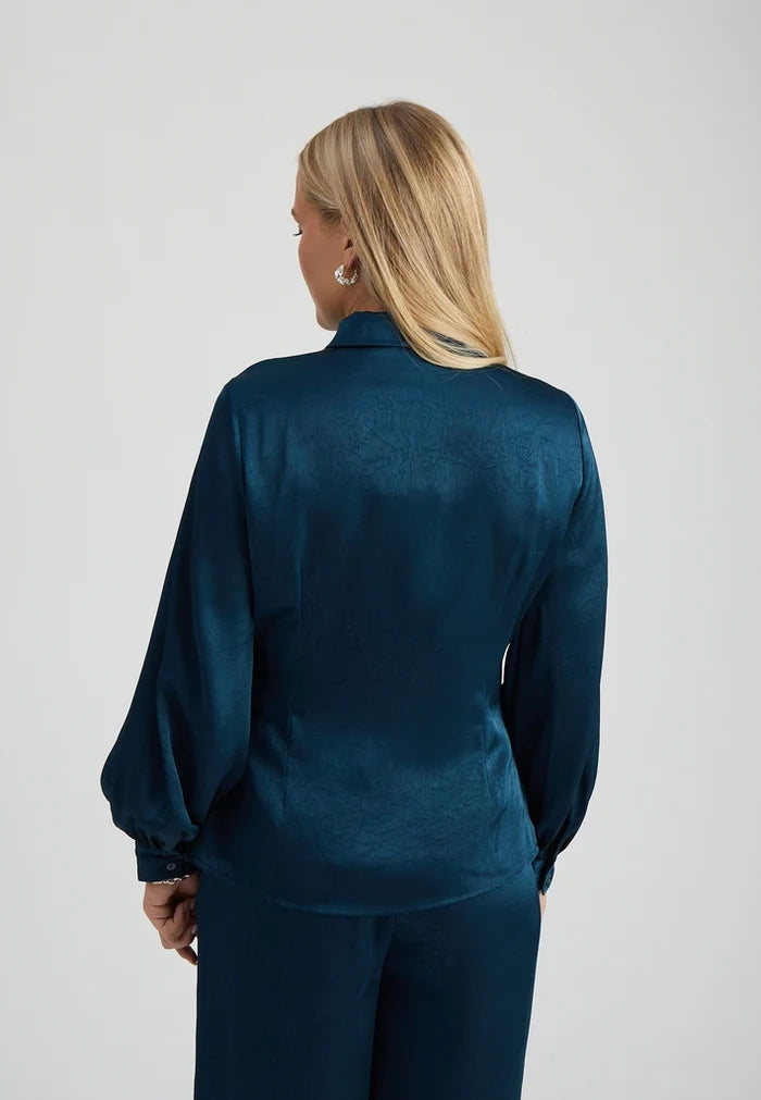 Peppercorn Tina Shirt in Teal