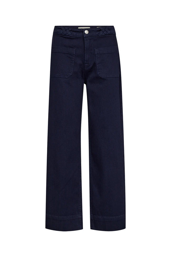 Pieszak Birkin Paris 70s Culotte Jeans in Midnight Navy - J234928