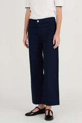 Pieszak Birkin Paris 70s Culotte Jeans in Midnight Navy - J234928