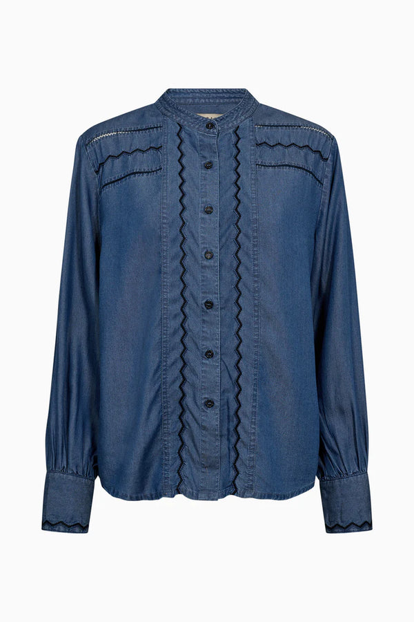 Pieszak Celika Embroidered Denim Shirt - J235051