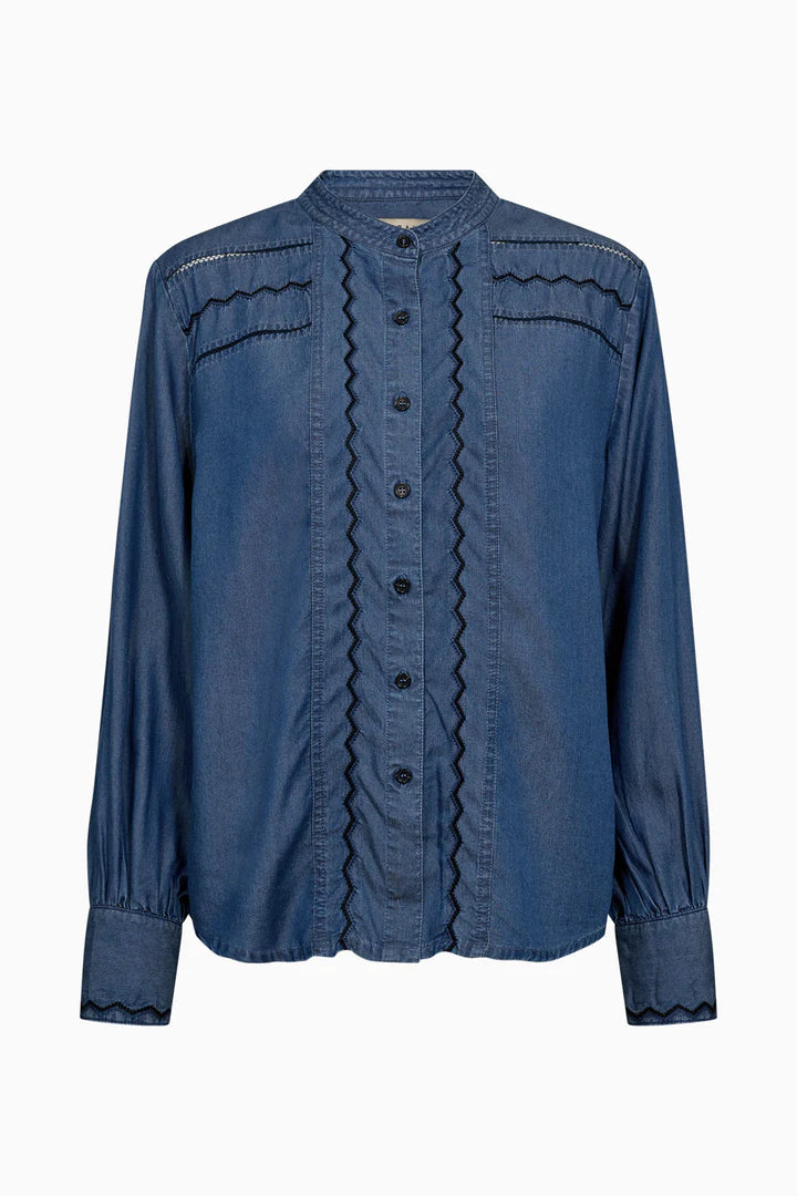 Pieszak Celika Embroidered Denim Shirt - J235051