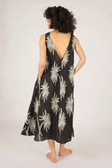 Traffic People Palms of Promise Tribe Dress in  Black - POP12685001