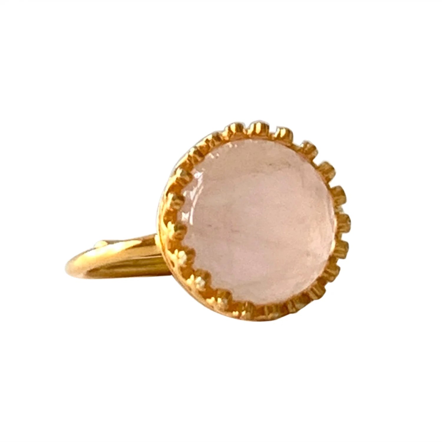 IBU Jewels Ring Soleil - Rose Quartz