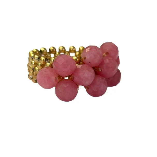IBU Ring Possy Pink Pink Tourmalin
