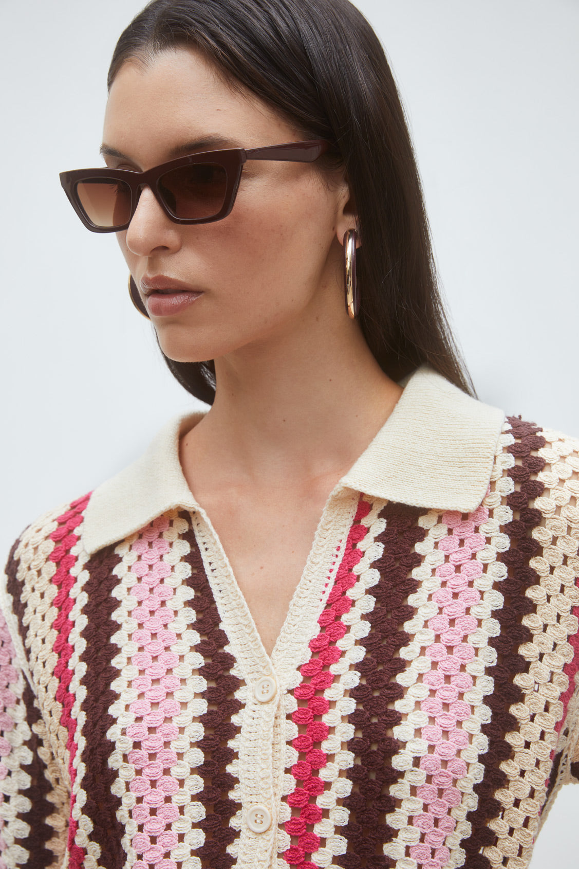 Suncoo Paris Gigi Shirt in Rose - S26M02048