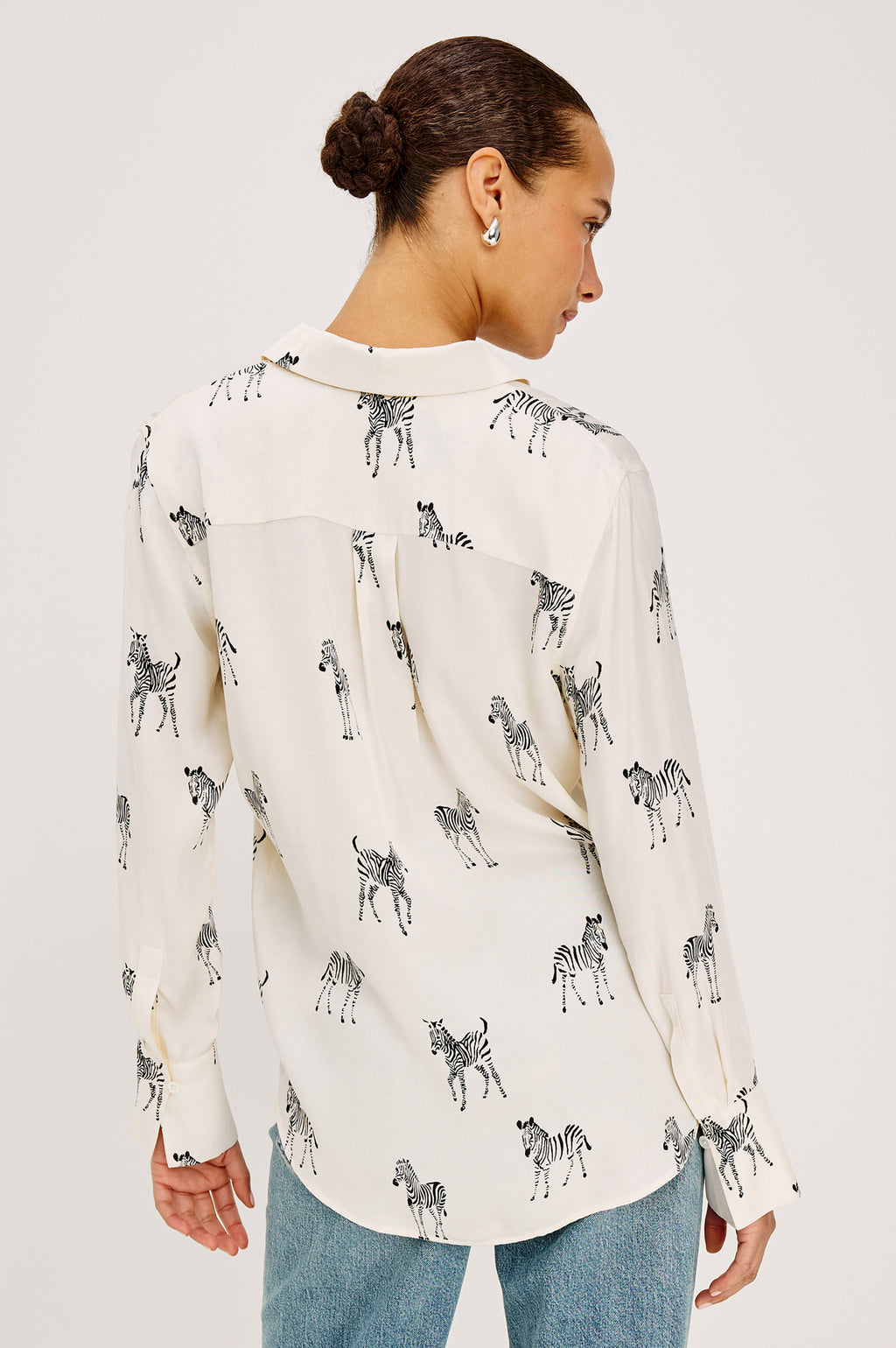 Rails SAIGE Shirt in Ivory Zebra - 509A-523A-8600