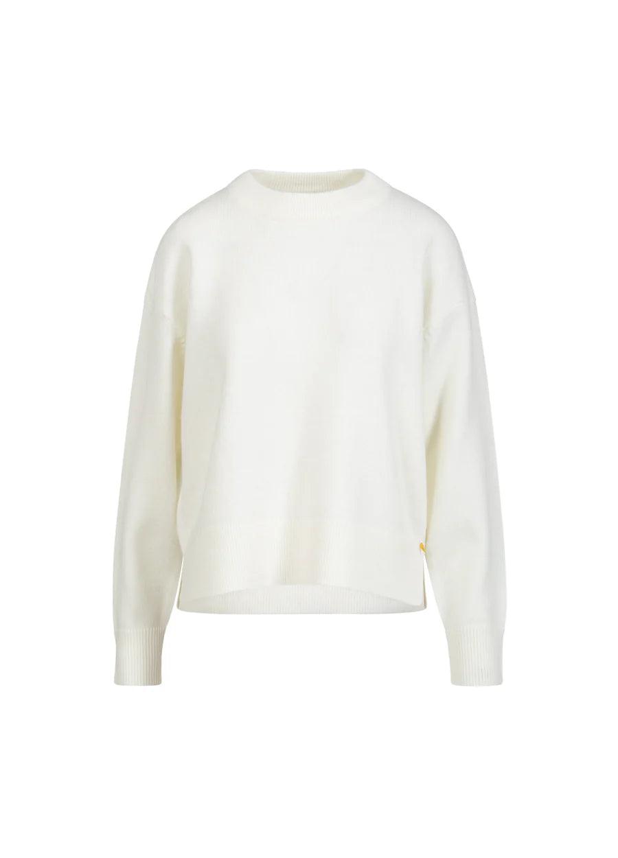 Coster Copenhagen Sweater with Round Neck in White - 254-2419