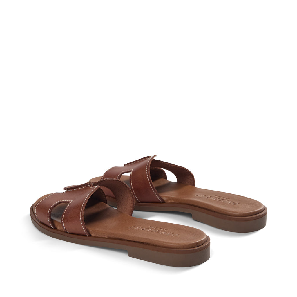 Pavement Denmark Pam Leather Sandal in Tan - TY45