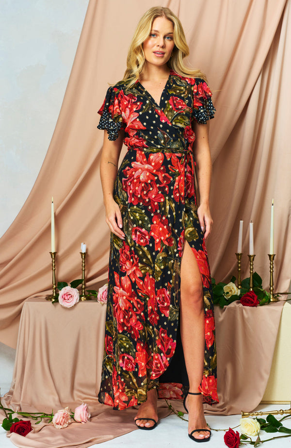 Hope & Ivy- Ffion Spot Dress