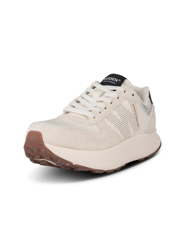 Woden Mathilde Runner Leather WL709 in White