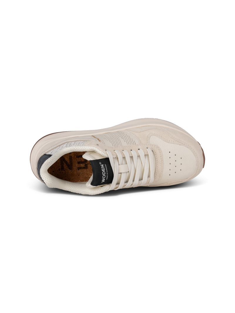 Woden Mathilde Runner Leather WL709 in White