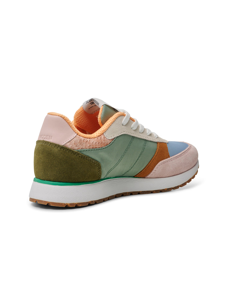 Woden Ronja Trainers WL740 in Algae Multi