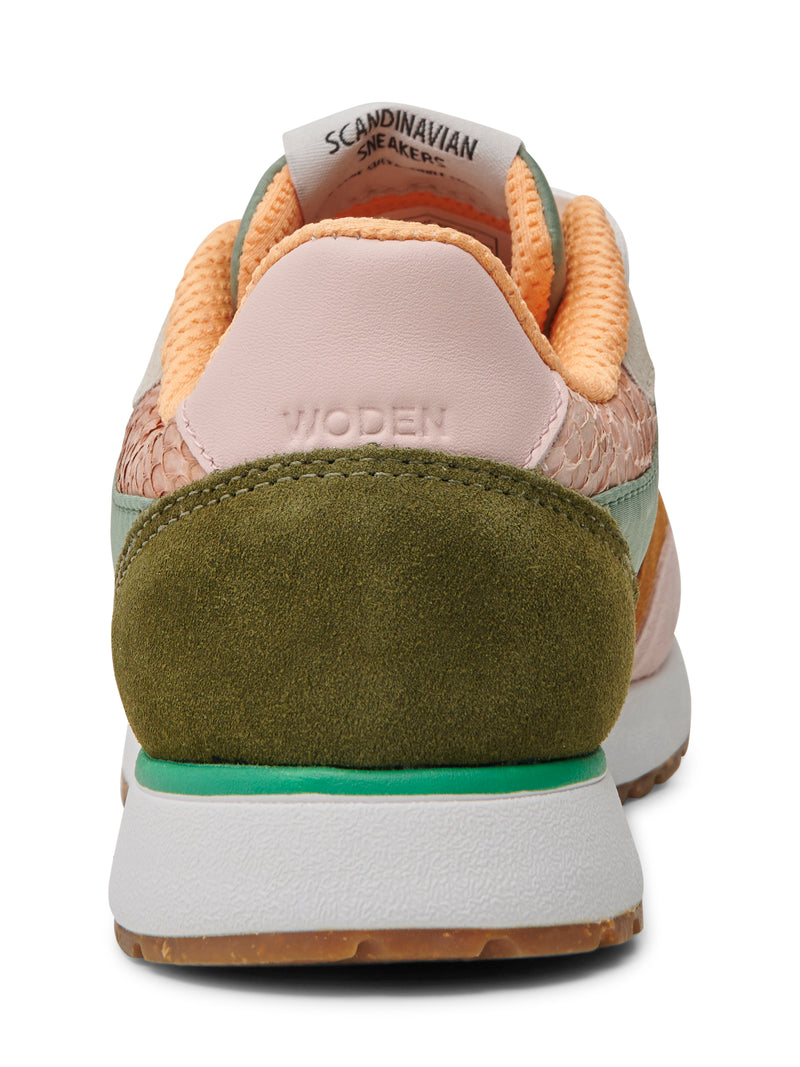 Woden Ronja Trainers WL740 in Algae Multi