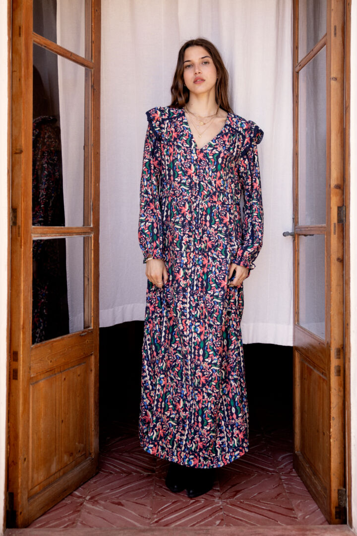 atelier reve charil maxi dress folklore evalucia boutique perth scotland