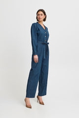 Atelier Reve Jules Jumpsuit-Medium Blue Chambrey-20120982