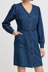 Atelier Reve Julietta Dress-Pure Denim Blue-20121306