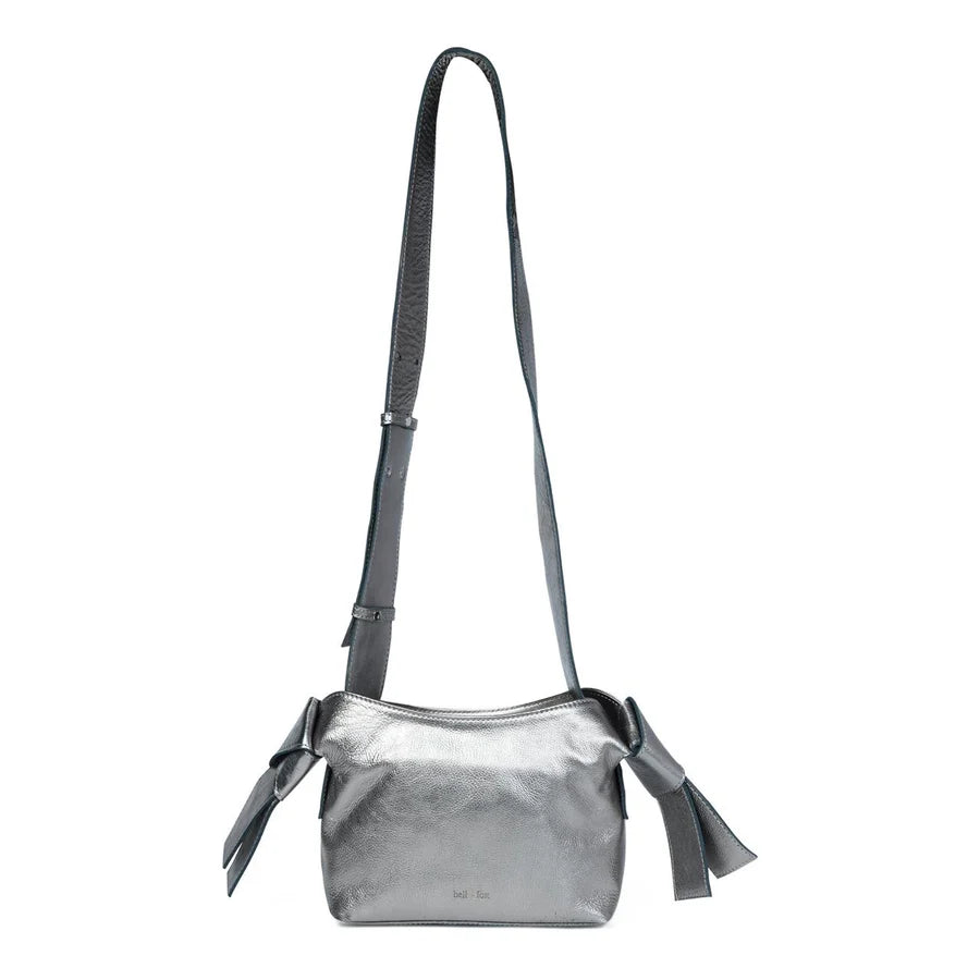 Bell & Fox Anisha Bow Detail Crossbody Bag in Gunmetal