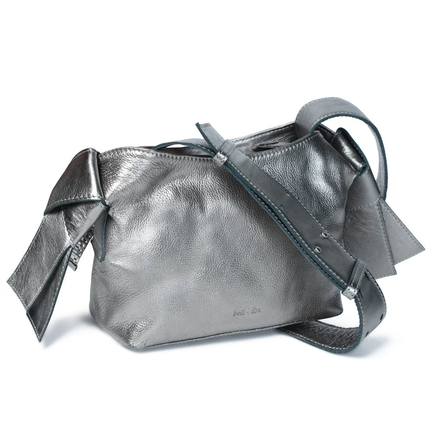 Bell & Fox Anisha Bow Detail Crossbody Bag in Gunmetal