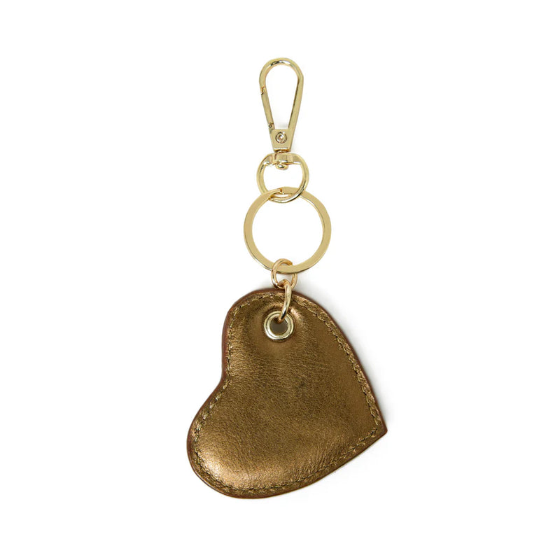 Bell & Fox Cupid Heart Keyring- Bronze Metallic