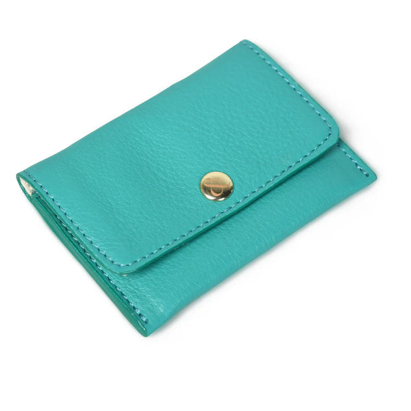 Bell & Fox Ellie Popper Card Holder Purse-Teal