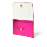 Bell & Fox Ellie Card Holder Popper Purse-Fuschia Metallic