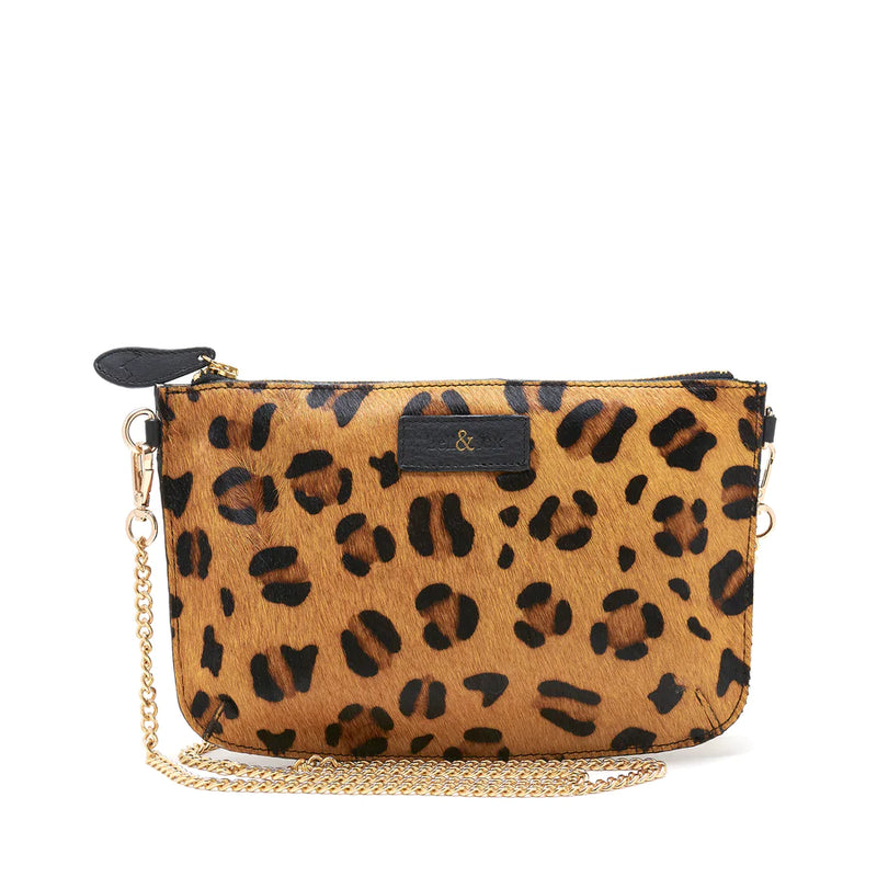 Leopard clutch sales