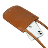 Bell & Fox Kala Mobile Phone Crossbody Bag-Caramel Nappa Leather