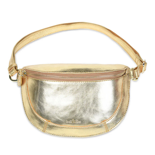 Bell & Fox Liberty Crossbody Bag in Dark Gold Metallic Leather