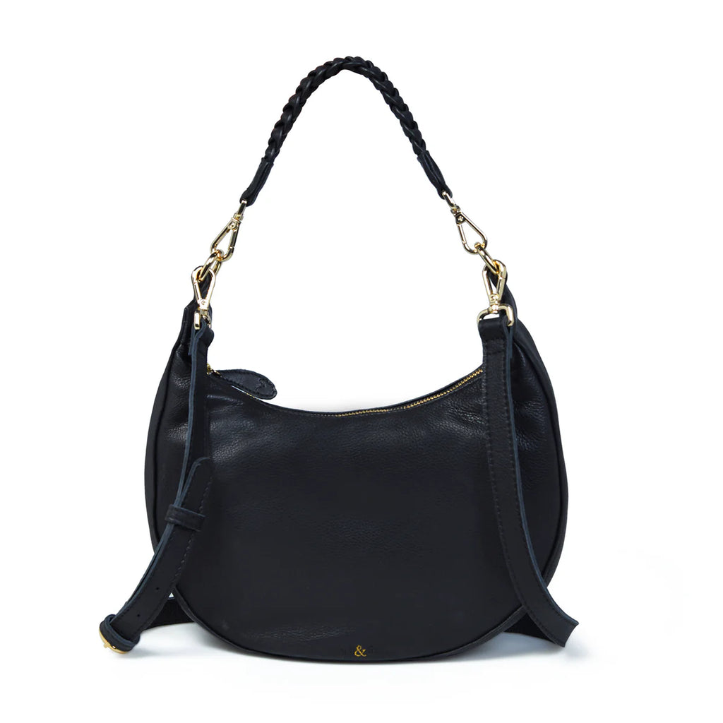 Bell & Fox Robyn Crossbody bag - Black Leather