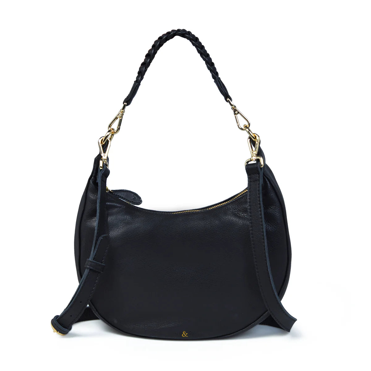 Bell & Fox Robyn Crossbody bag - Black Leather