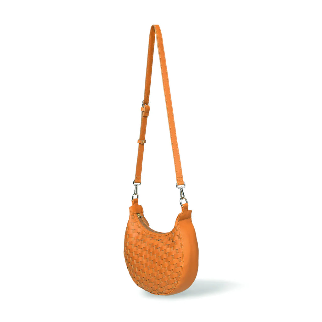 Bell & Fox ROBYN Hand Woven Crossbody Bag - Caramel