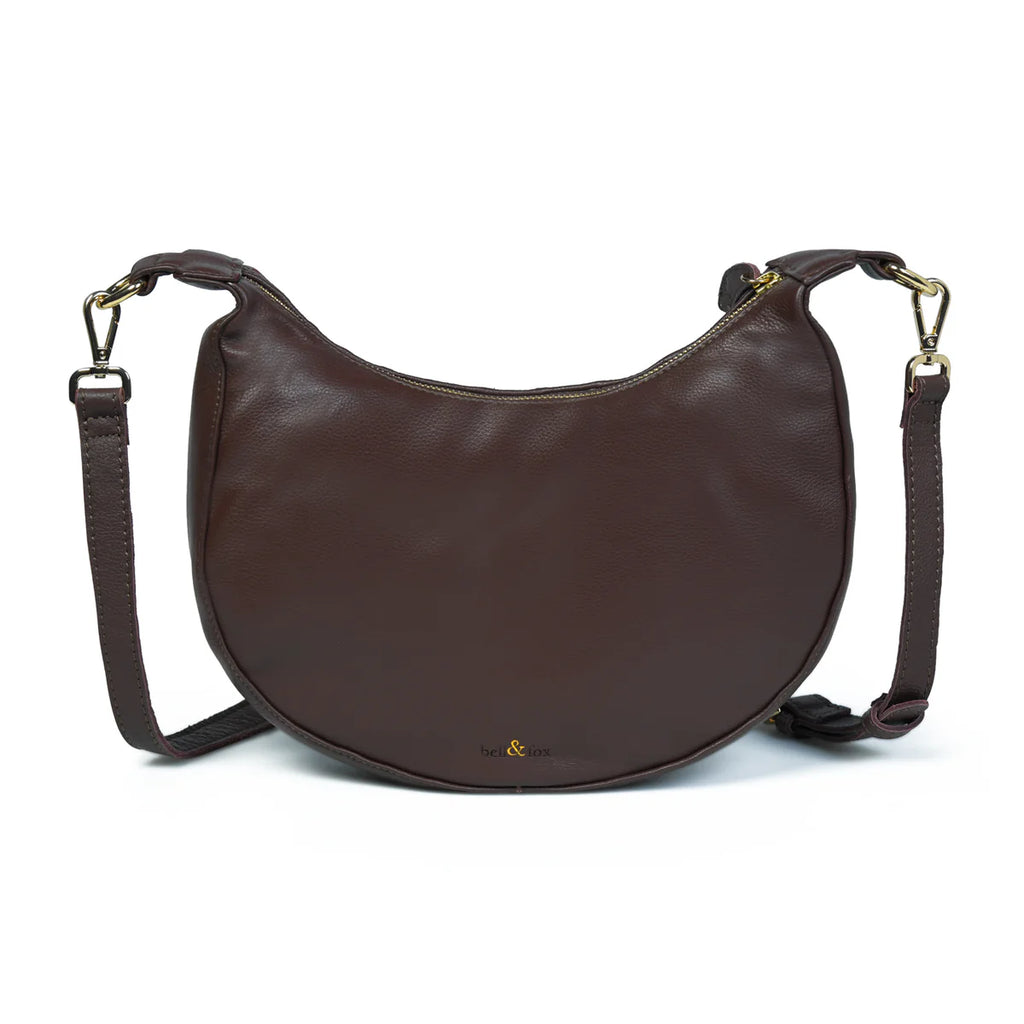 Bell & Fox ROBYN Hand Woven Crossbody Bag - Chocolate Brown