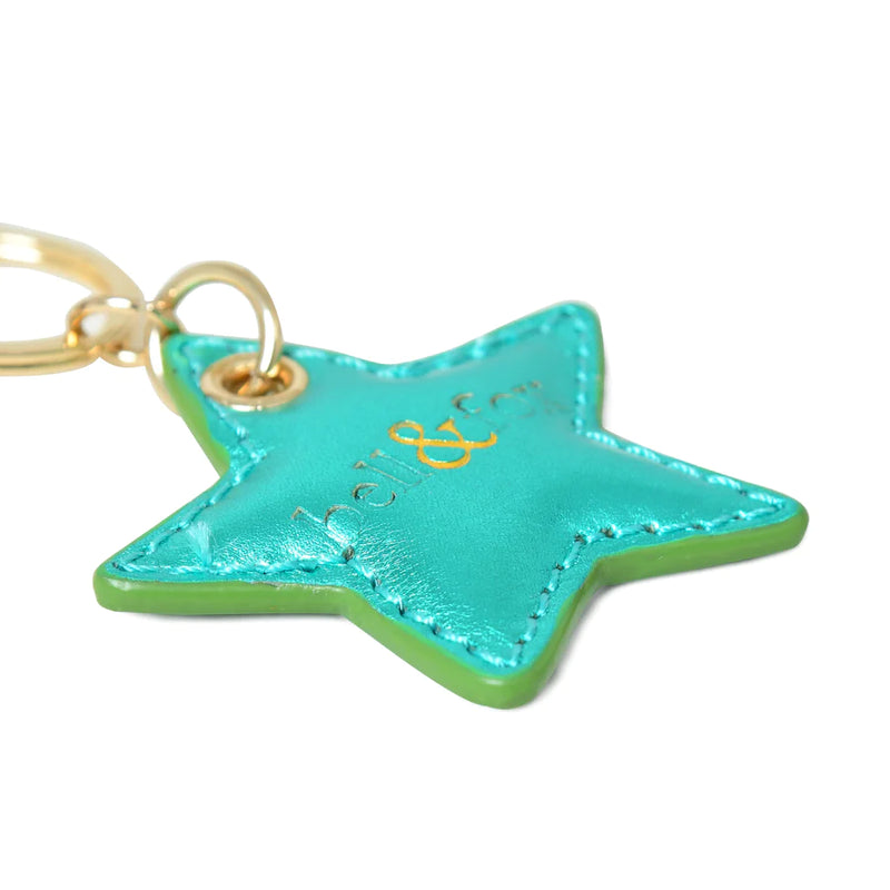 Bell & Fox Stella Star Keyring-Emerald Metallic